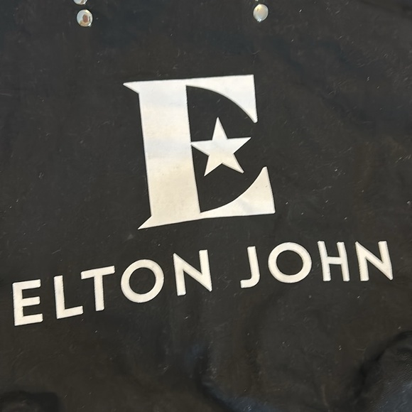 Elton John concert merch Black Tote Bag new - Picture 4 of 4